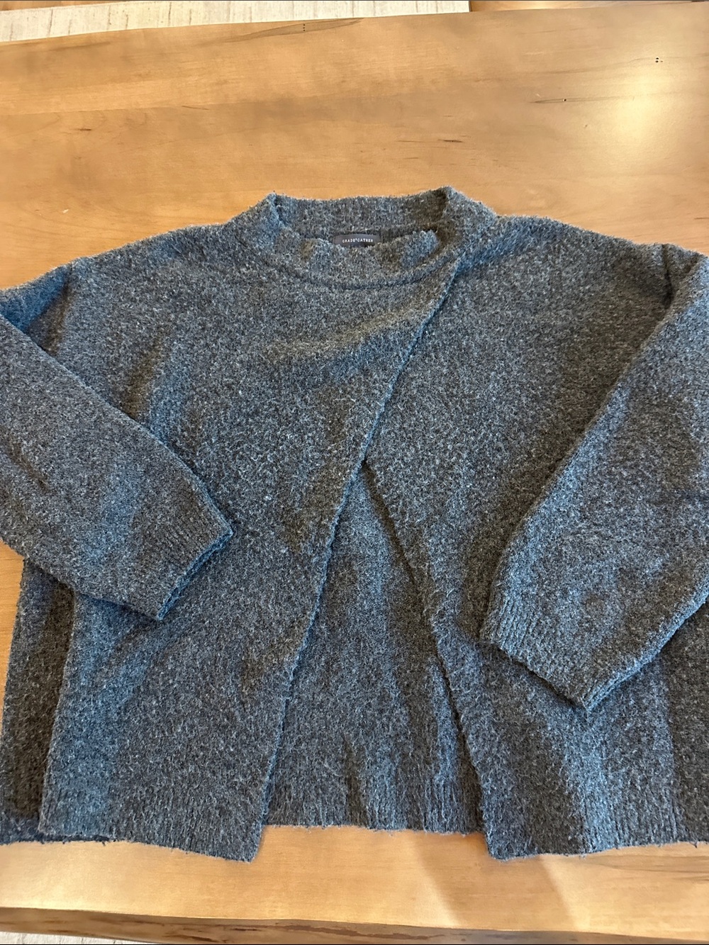 Cozy Open-Front Cardigan in Charcoal Gray